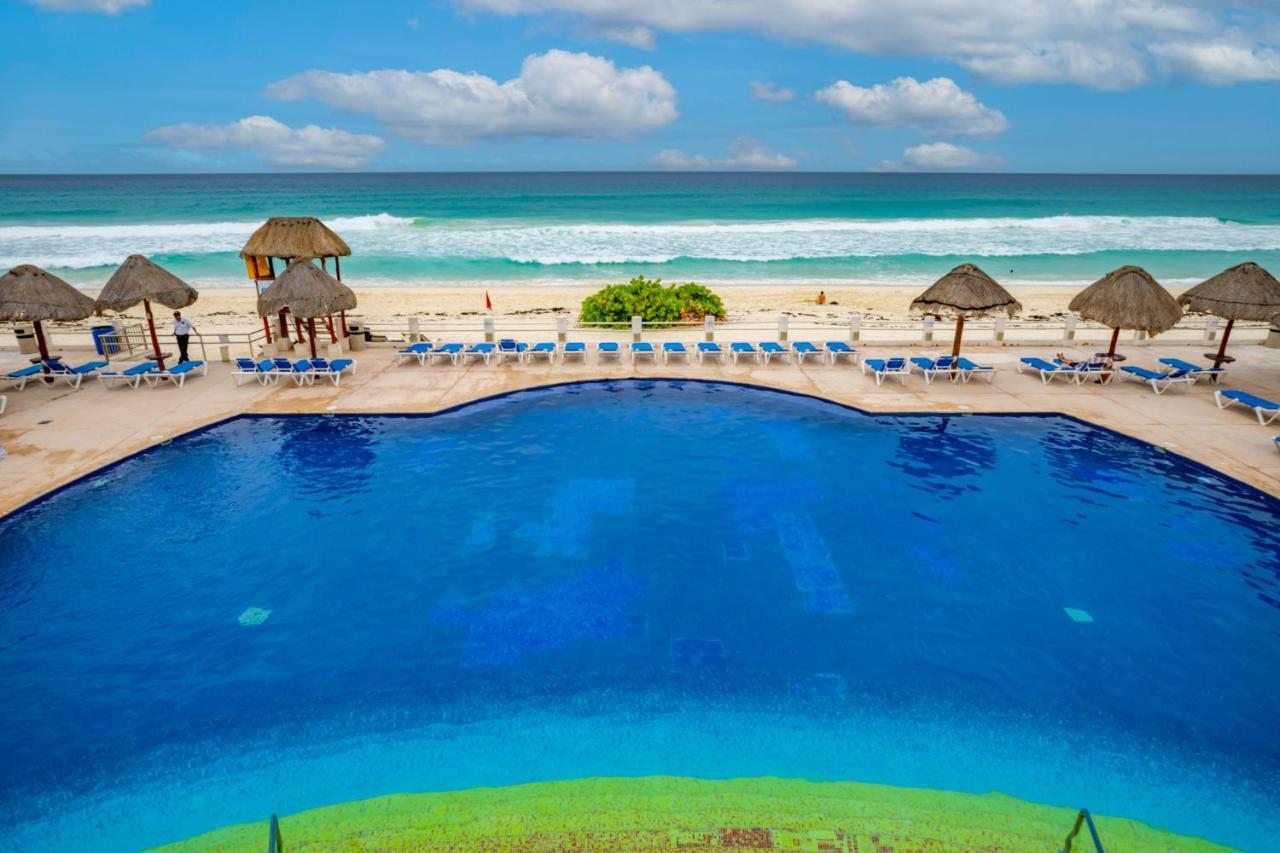 Cancun Ocean view at Villas Marlin complex Exterior foto